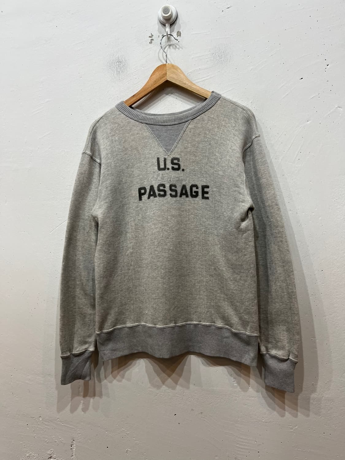 헤리티지 스톤 아메카지 밀리터리 맨투맨 스웻셔츠 Made in JAPAN 상품이미지1