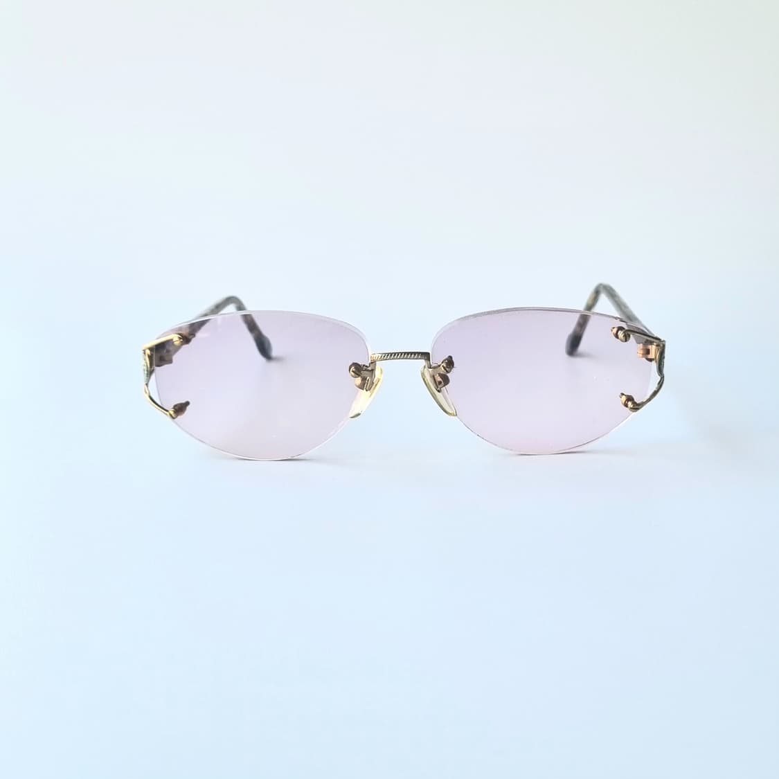 데드스탁 클래식 레트로무테 오벌쉐임 안경테577 상품이미지1