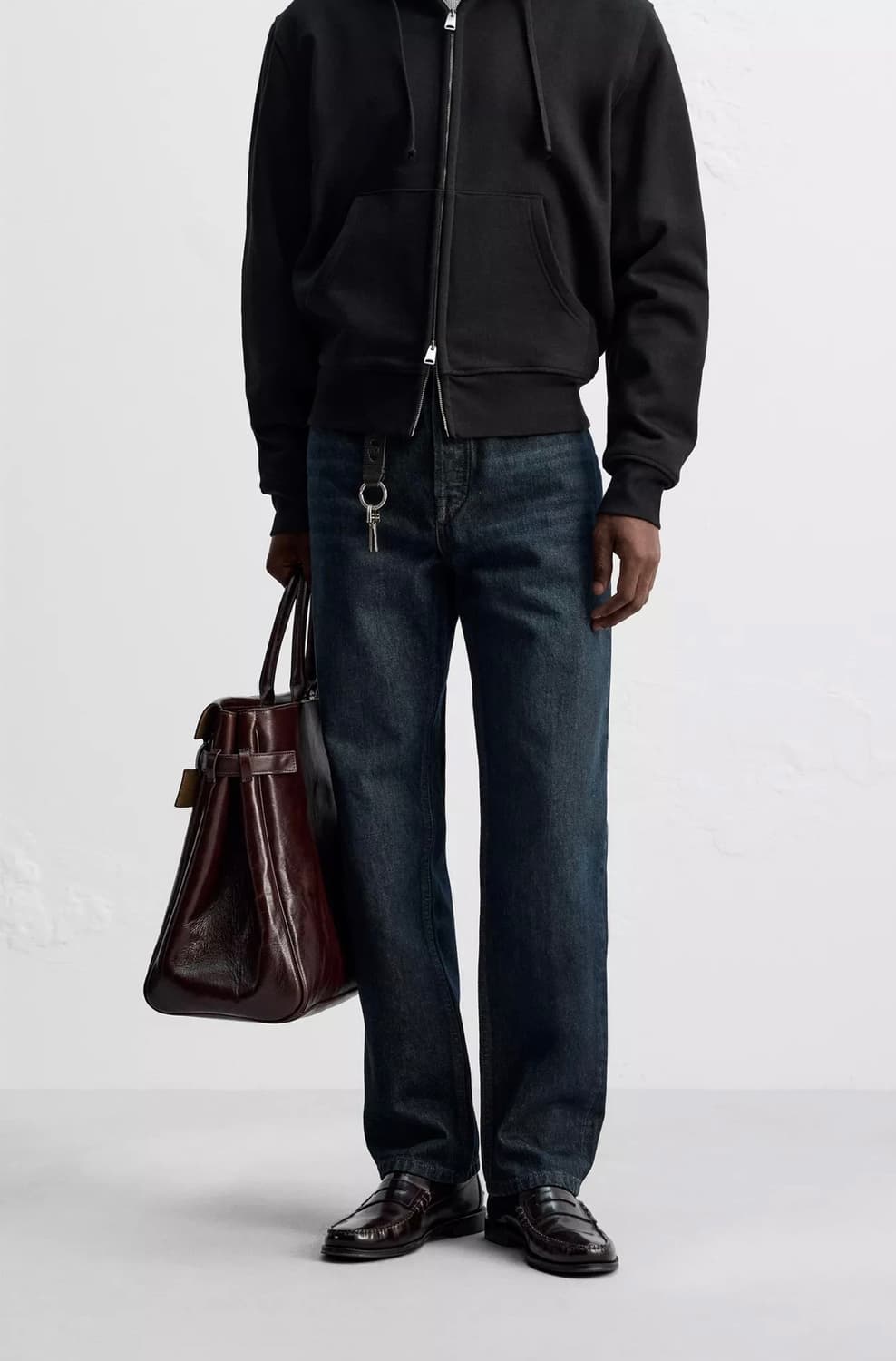 자라 오리진 인디고 스트레이트 앵클 핏 데님 상품이미지1