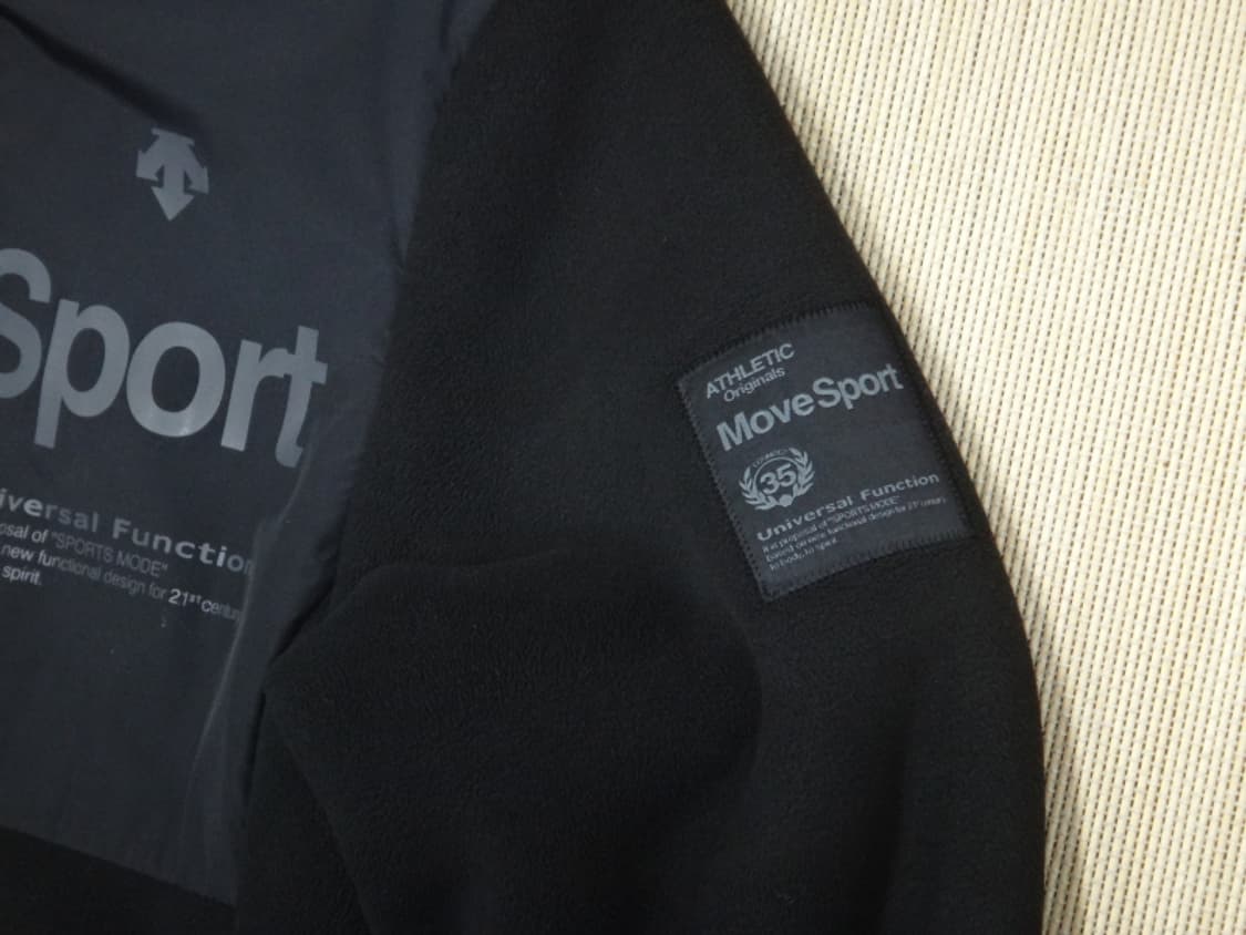 (M/95) 데상트 남성 헤비 본딩 우븐 플리스 자켓 상품이미지6