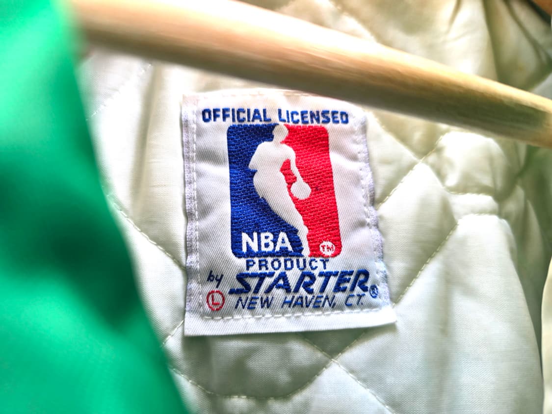 90s 스타터 보스턴 셀틱스 새틴 자켓 (made in usa) 상품이미지7