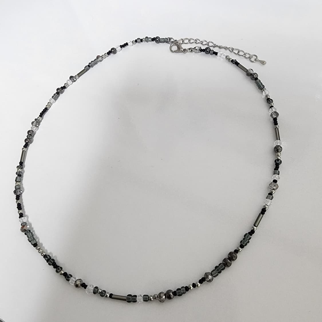 남자 블랙 패션 비즈 목걸이 상품이미지3