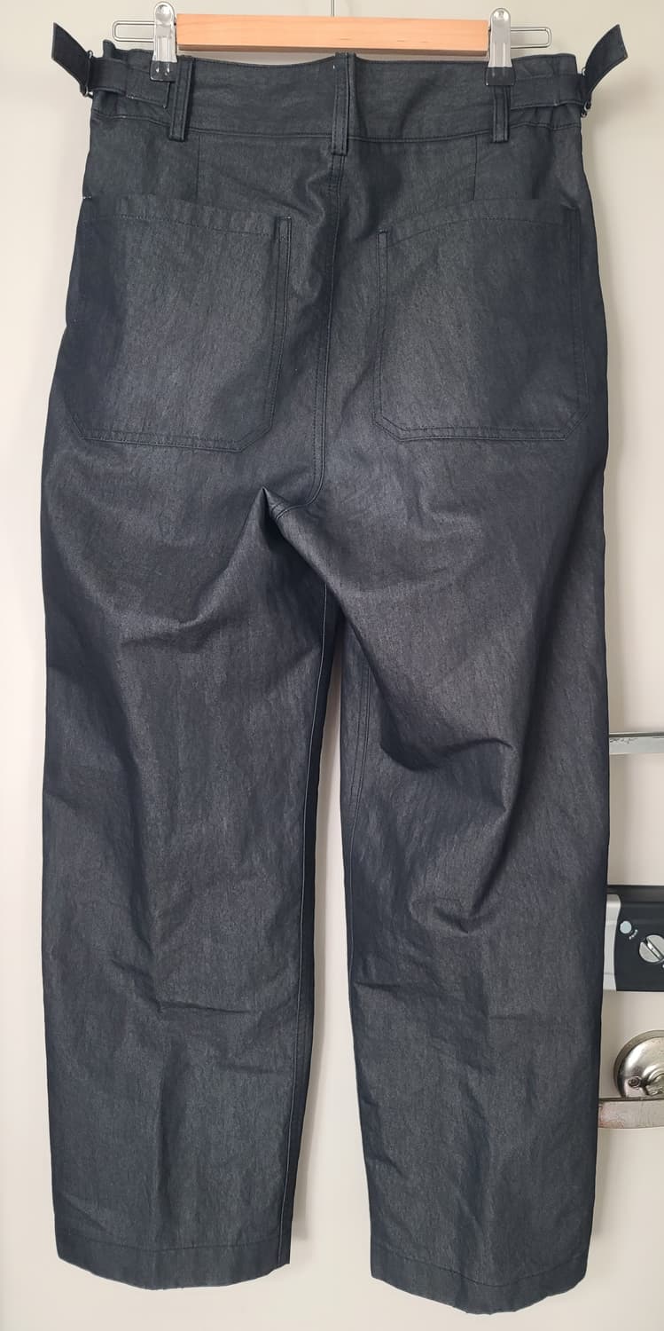 [1] 어나더오피스 산티아고 데님 팬츠 블랙 상품이미지3