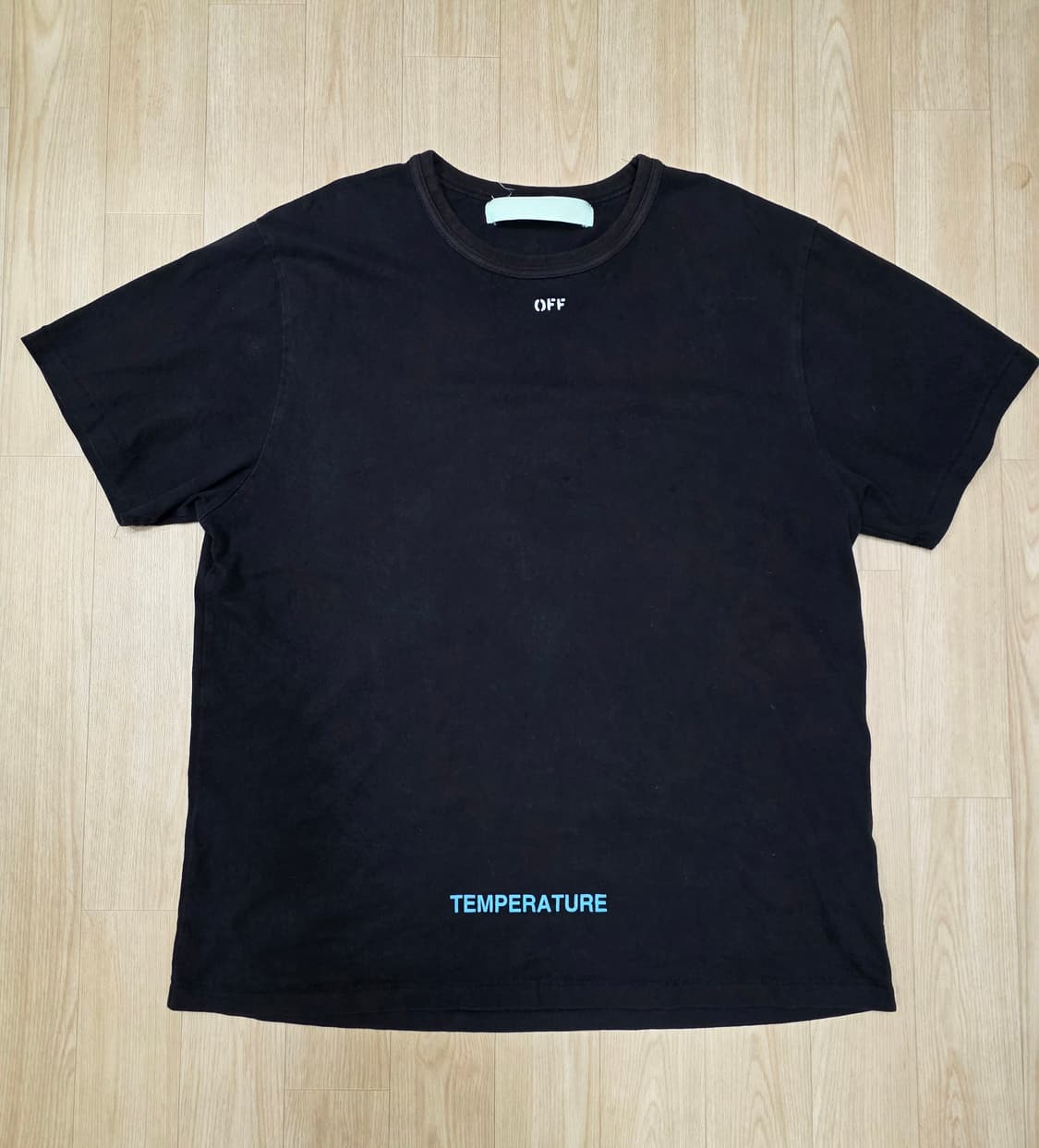 오프화이트 디아그 템퍼레이쳐 반팔 110 상품이미지2