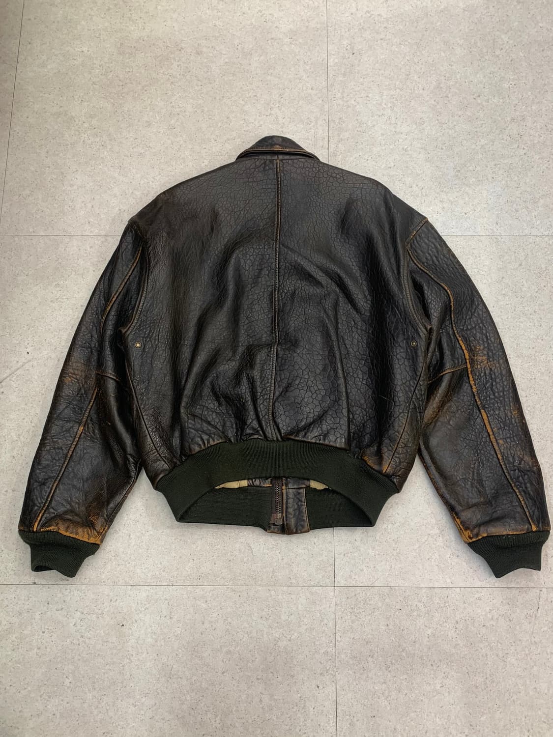 Avirex 아비렉스 A-2 소가죽 자켓 상품이미지8