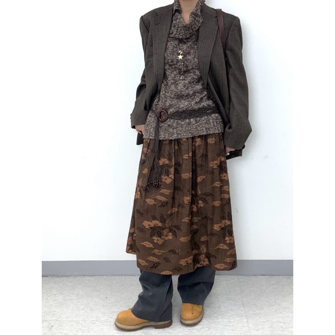 빈티지 브라운 벨트 상품이미지2