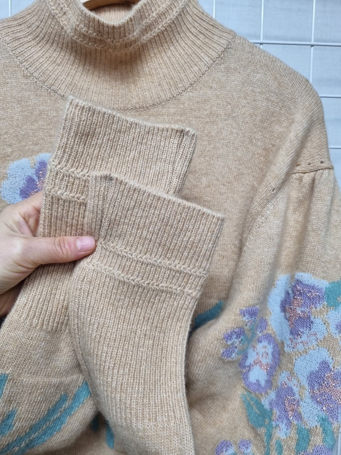 (택포) 듀엘 플라워 니트 상품이미지4