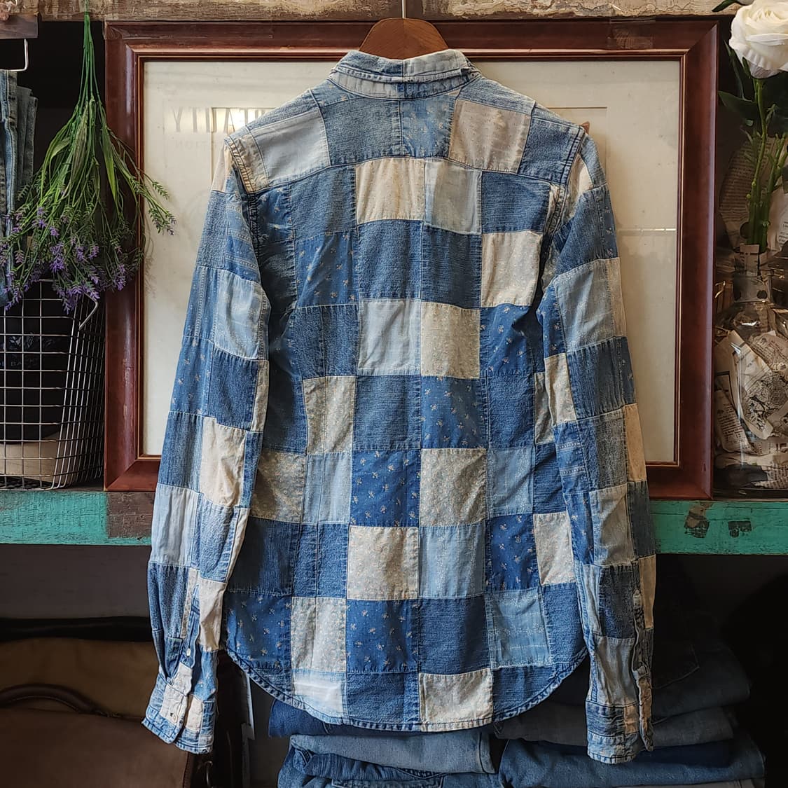 폴로 랄프로렌 여성용 플라워 컨트리 패치워크 셔츠 6 상품이미지2