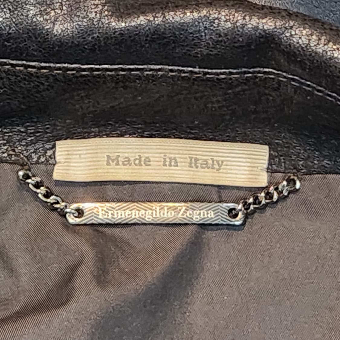 에르메네질도 제냐 가죽자켓 (52) 상품이미지2