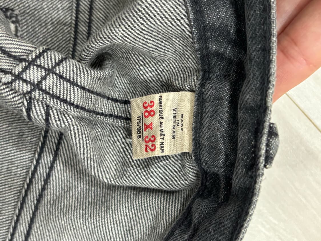 더블알엘 스트레이트 핏 진 38x32 상품이미지5