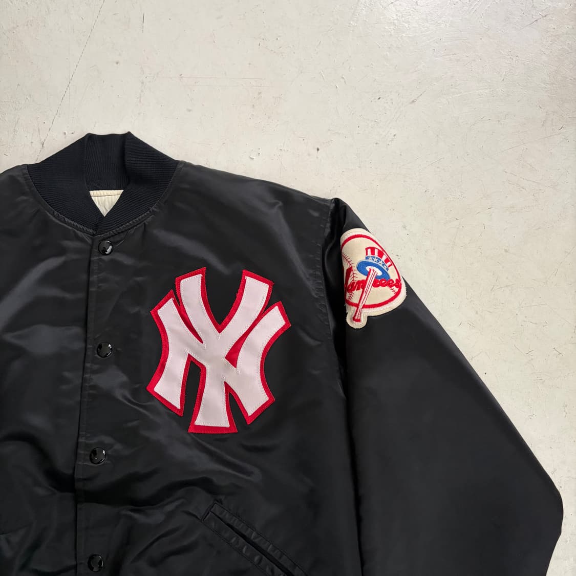 80s USA Felco 뉴욕 양키스 빈티지 바시티 자켓 M 상품이미지2