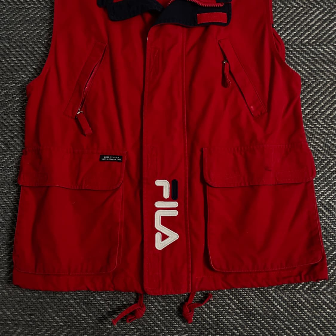 90s 필라 빅로고 올드스쿨 헌팅 베스트o 3605 상품이미지2