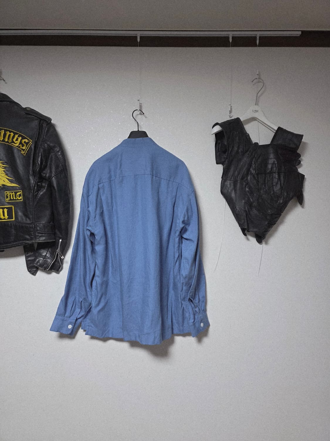 Haider ackermann skyblue linen shirt 상품이미지3