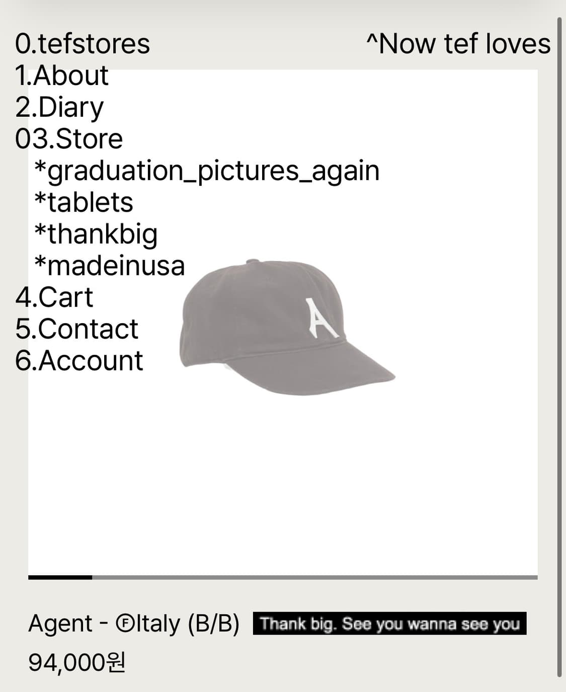 (새상품)테프스토어즈 볼캡 브라운 L사이즈 상품이미지4