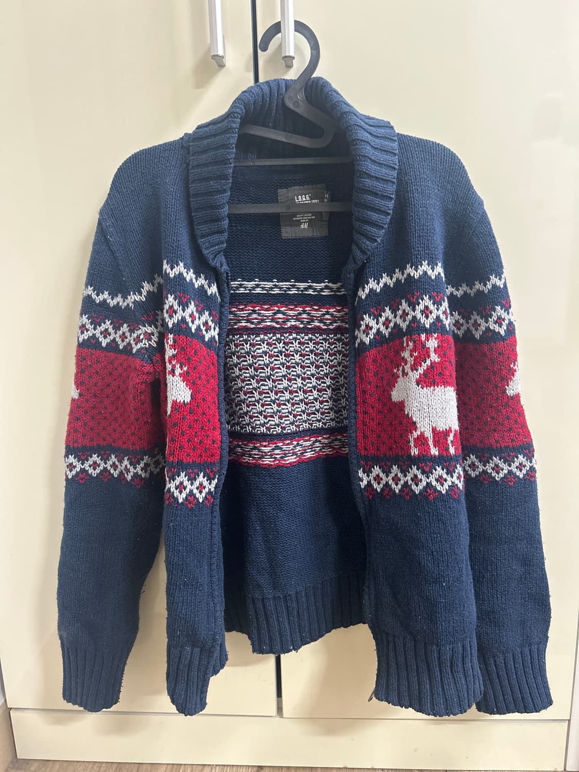 노르딕 니트집업 가디건 상품이미지2