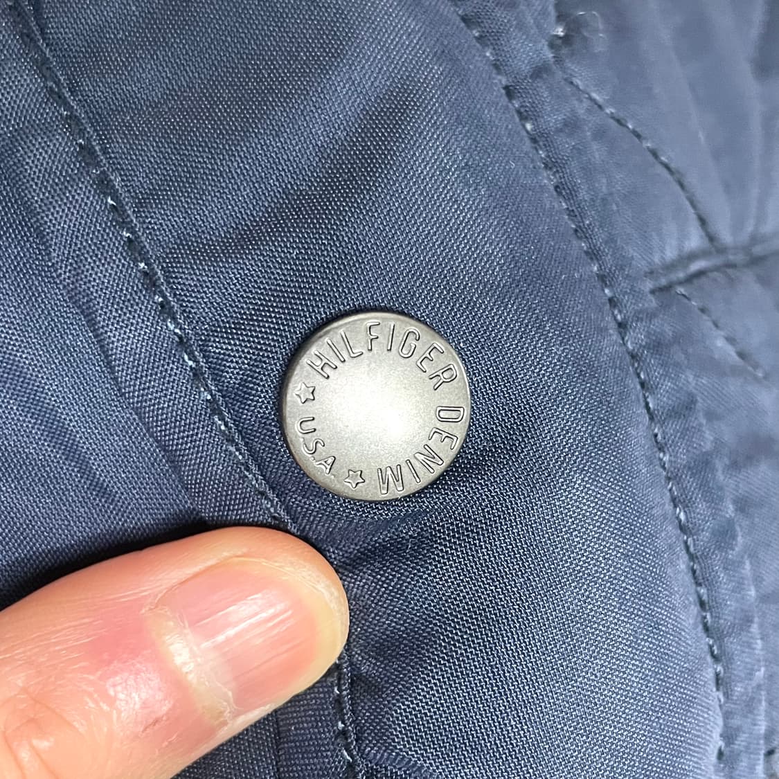 타미힐피거 네이비 퀼팅 자켓 여성S  상품이미지7