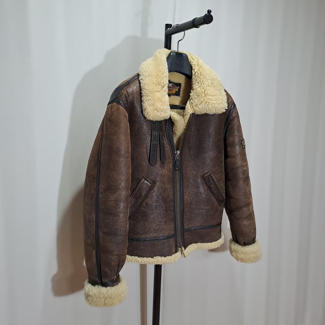 (택포) 양가죽 헤비 양털 B3 무스탕 100 A994 상품이미지2