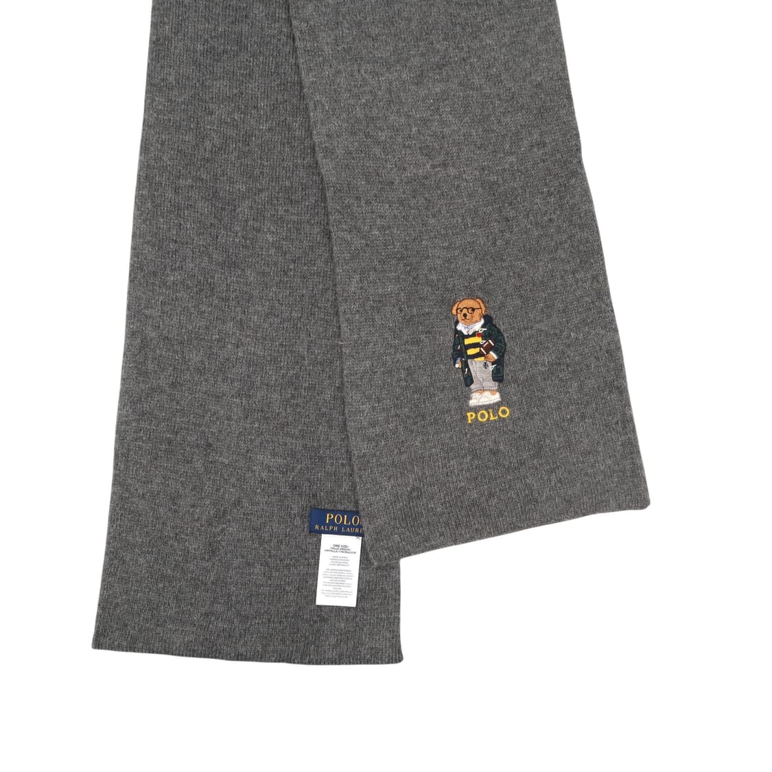 폴로 랄프로렌 그레이 폴로베어 머플러 상품이미지6