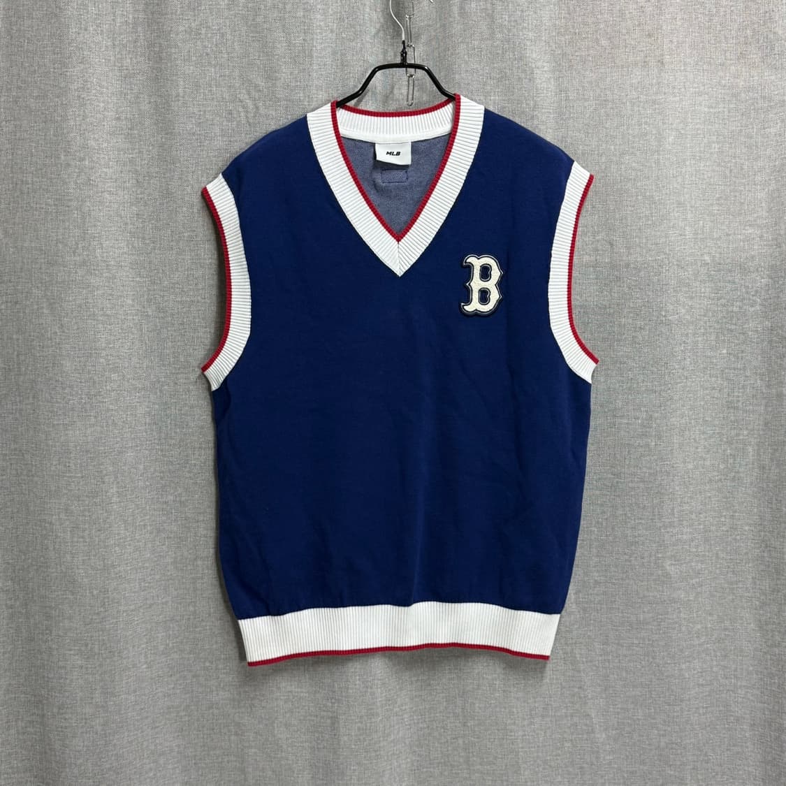 [100] MLB 보스턴 야구 베스트 니트조끼 상품이미지1