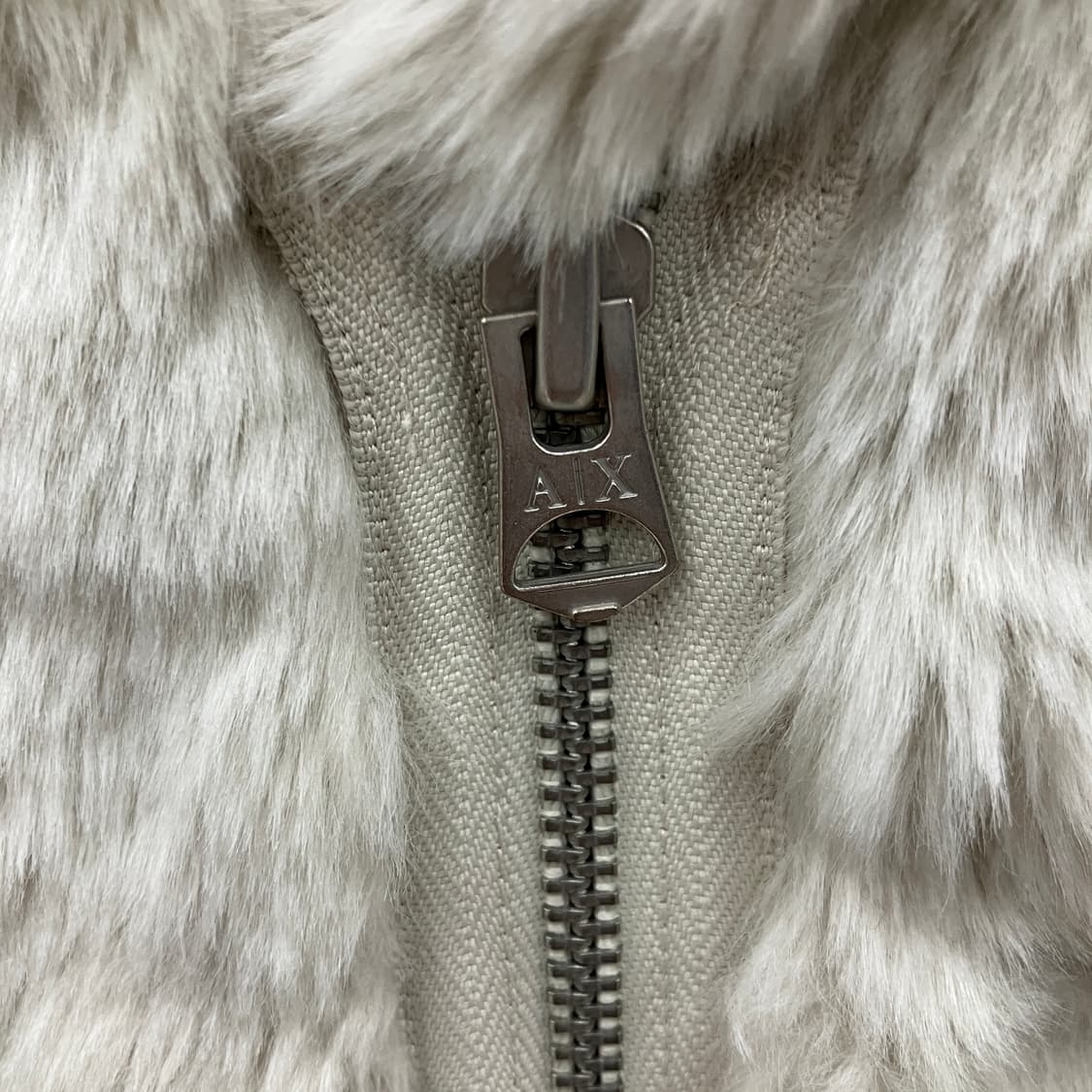 아르마니 익스체인지 투웨이 퍼 후드집업 자켓 M 상품이미지7