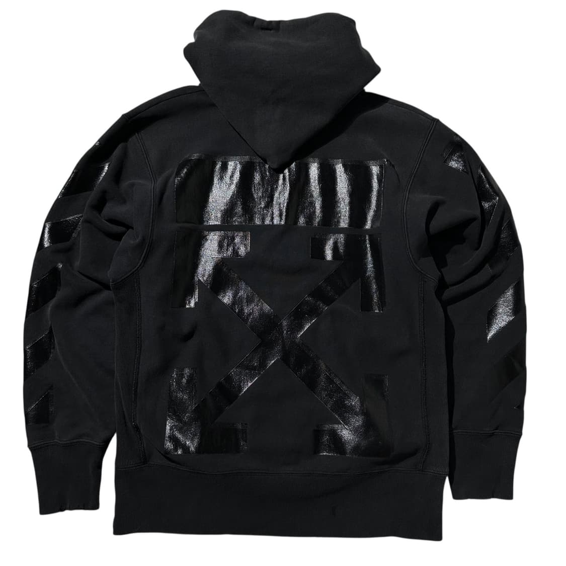 오프화이트 x 챔피온 더블애로우 후드 상품이미지1