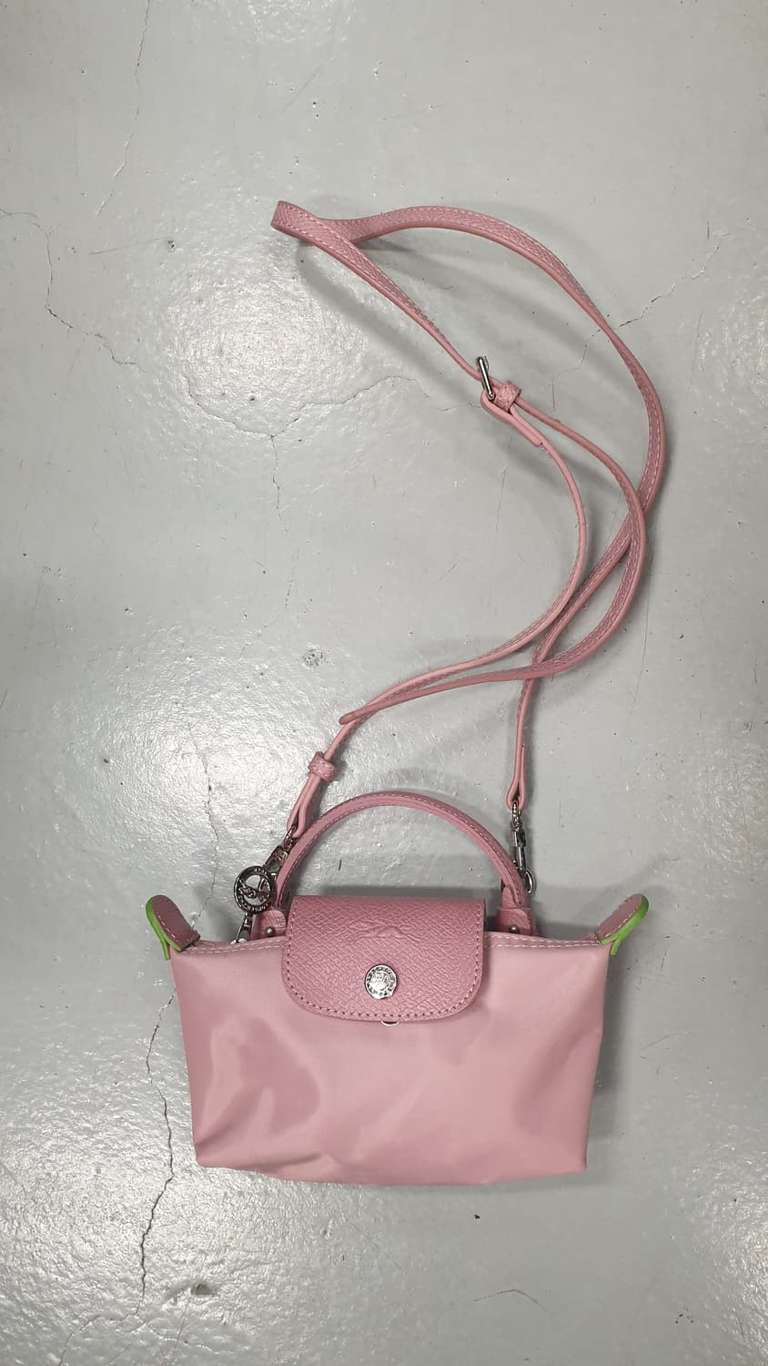 롱샴 르 플리아쥬 미니 핑크 크로스백 상품이미지1