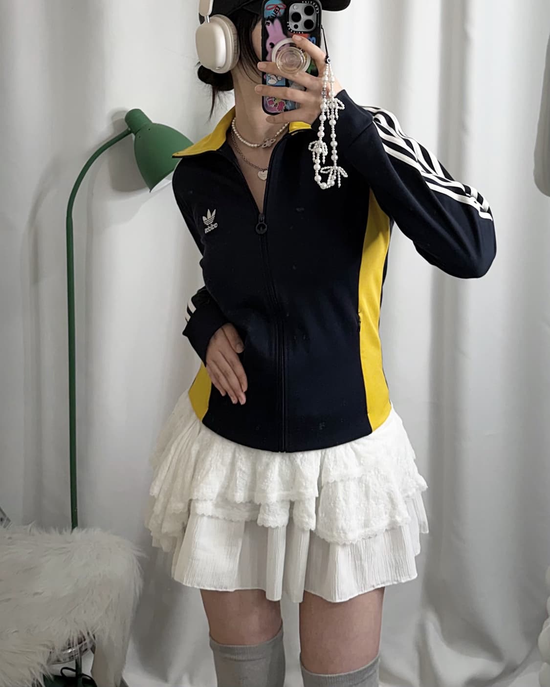 아디다스 네이비 & 옐로우 유로파 파이어버드 져지 상품이미지2