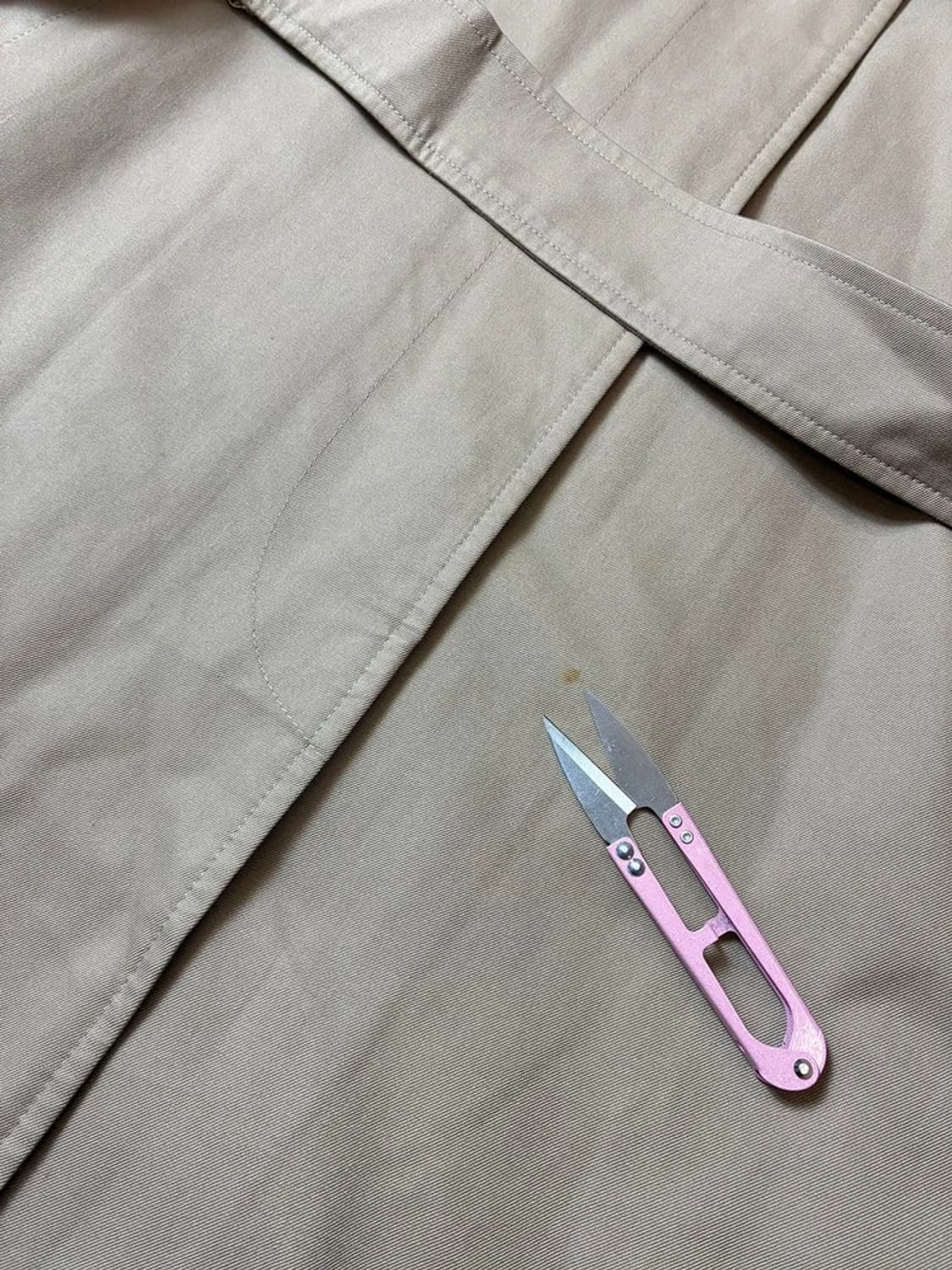 버버리 90's 견장 밀리터리 벨티드 트렌치 코트 PN7517 상품이미지7