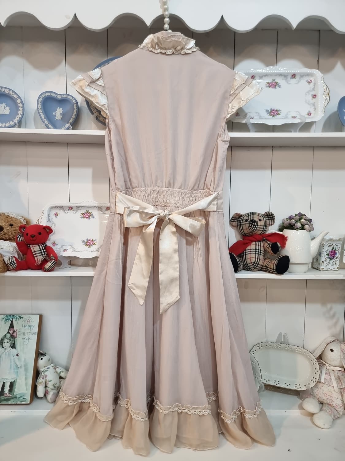 액시즈팜 axes femme 프릴 레이스 쉬폰 원피스 상품이미지5