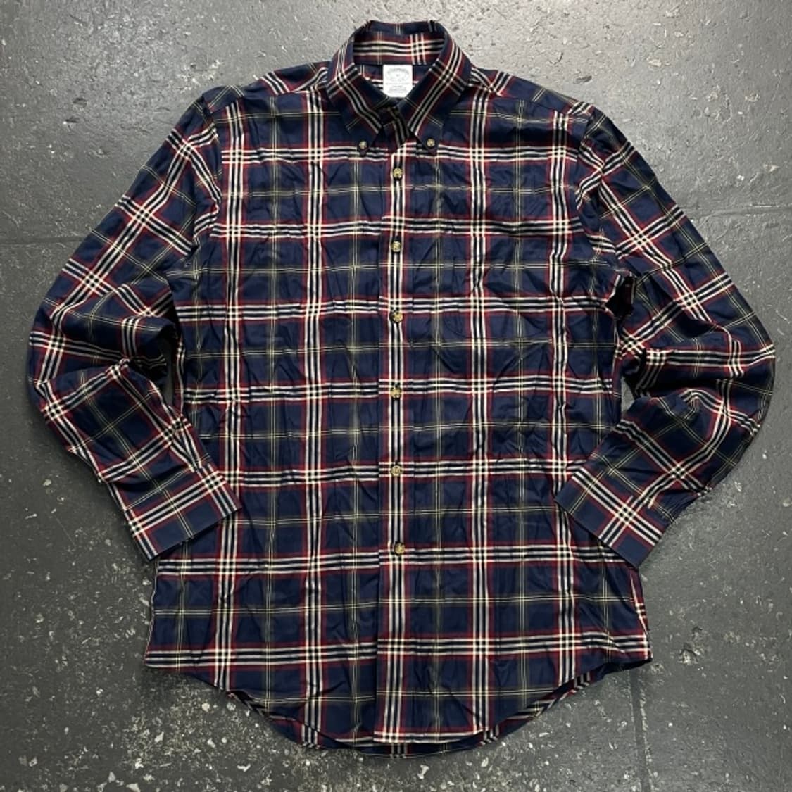 95-100 브룩스브라더스 타탄체크 셔츠  상품이미지1