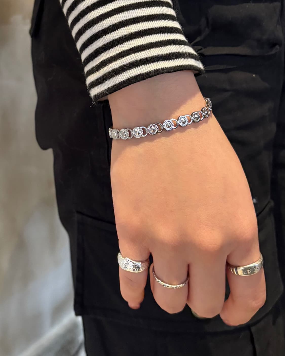 썬플라워 체인 팔찌 상품이미지5