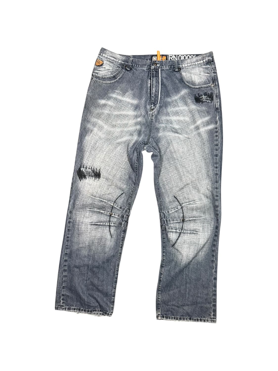 Akademiks 아카데믹스 워시드 데님팬츠 상품이미지1