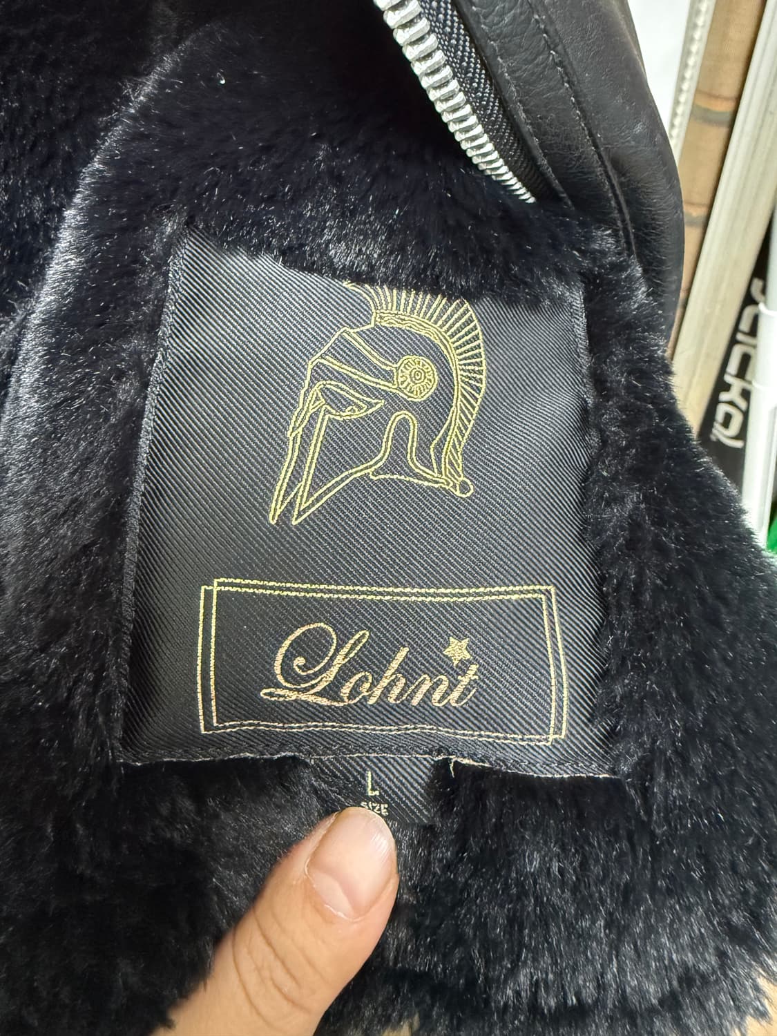 론트 레더 무스탕 상품이미지3