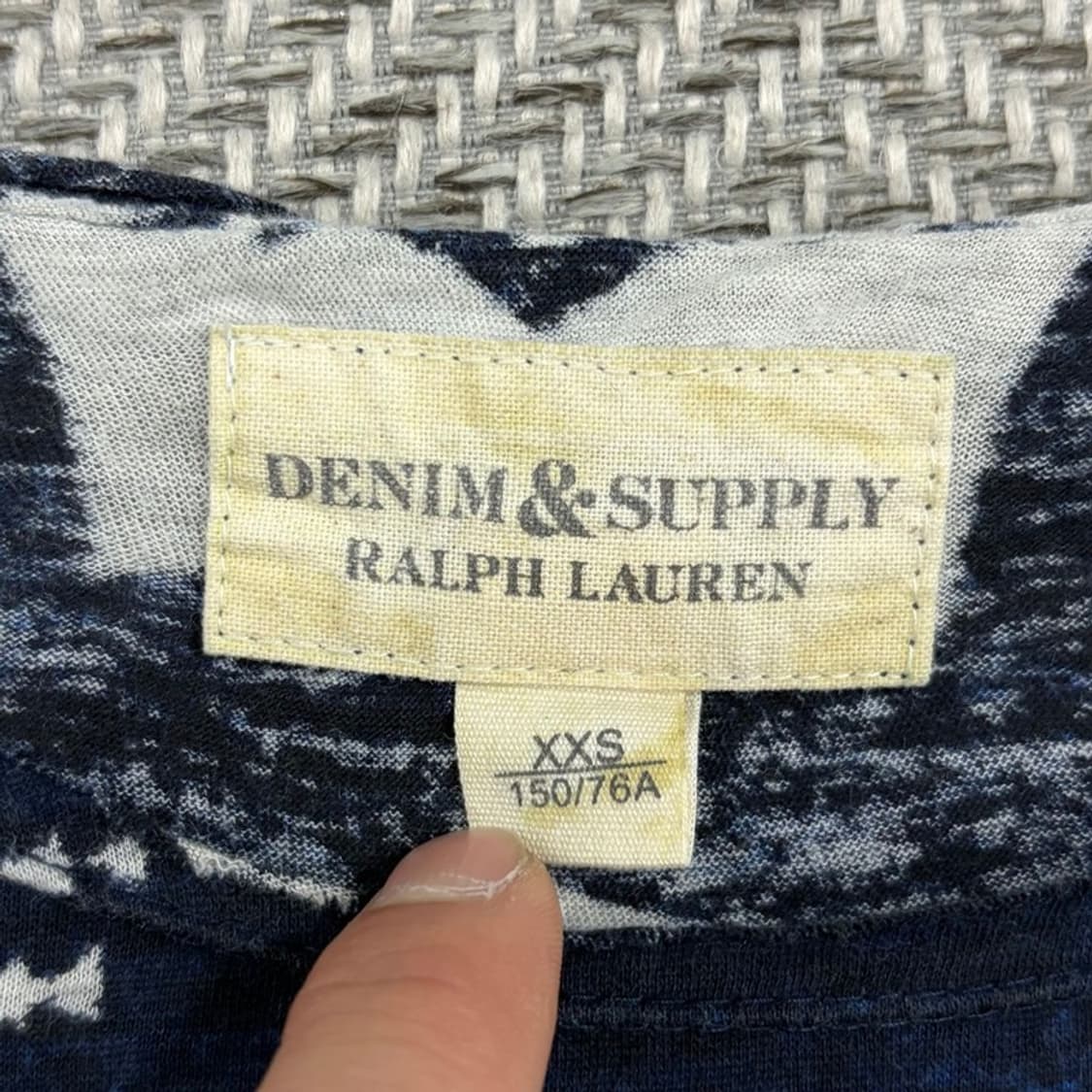 랄프로렌 데님앤서플라이 아즈텍 숄 탑 v3262 상품이미지5