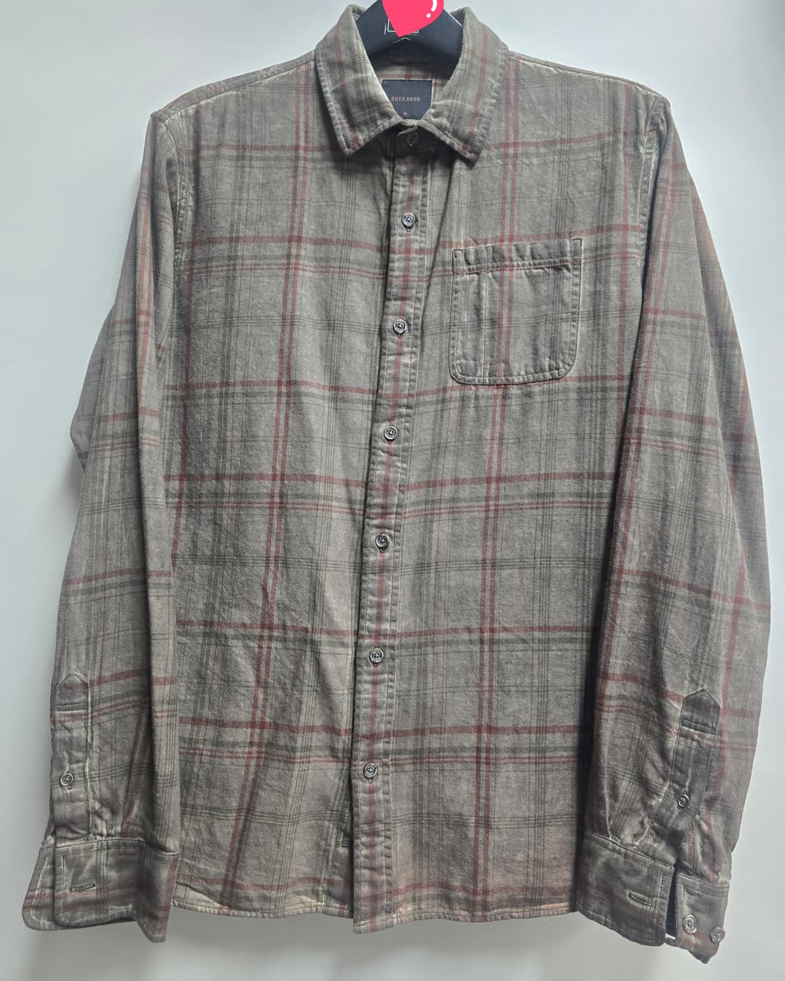 버커루 가먼트다잉 셔츠 M 상품이미지1