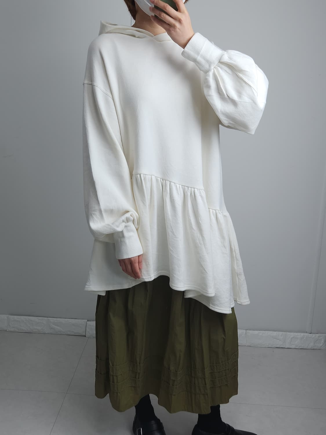 (FURFUR)캉캉 언발 롱 후드 상품이미지2