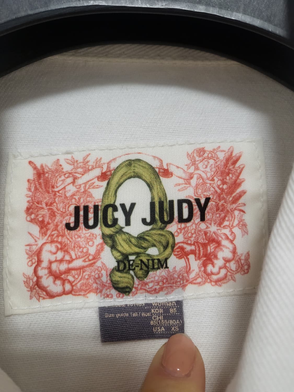 쥬시쥬디 너레벨스 매니페스트 그래픽 데님자켓 상품이미지3