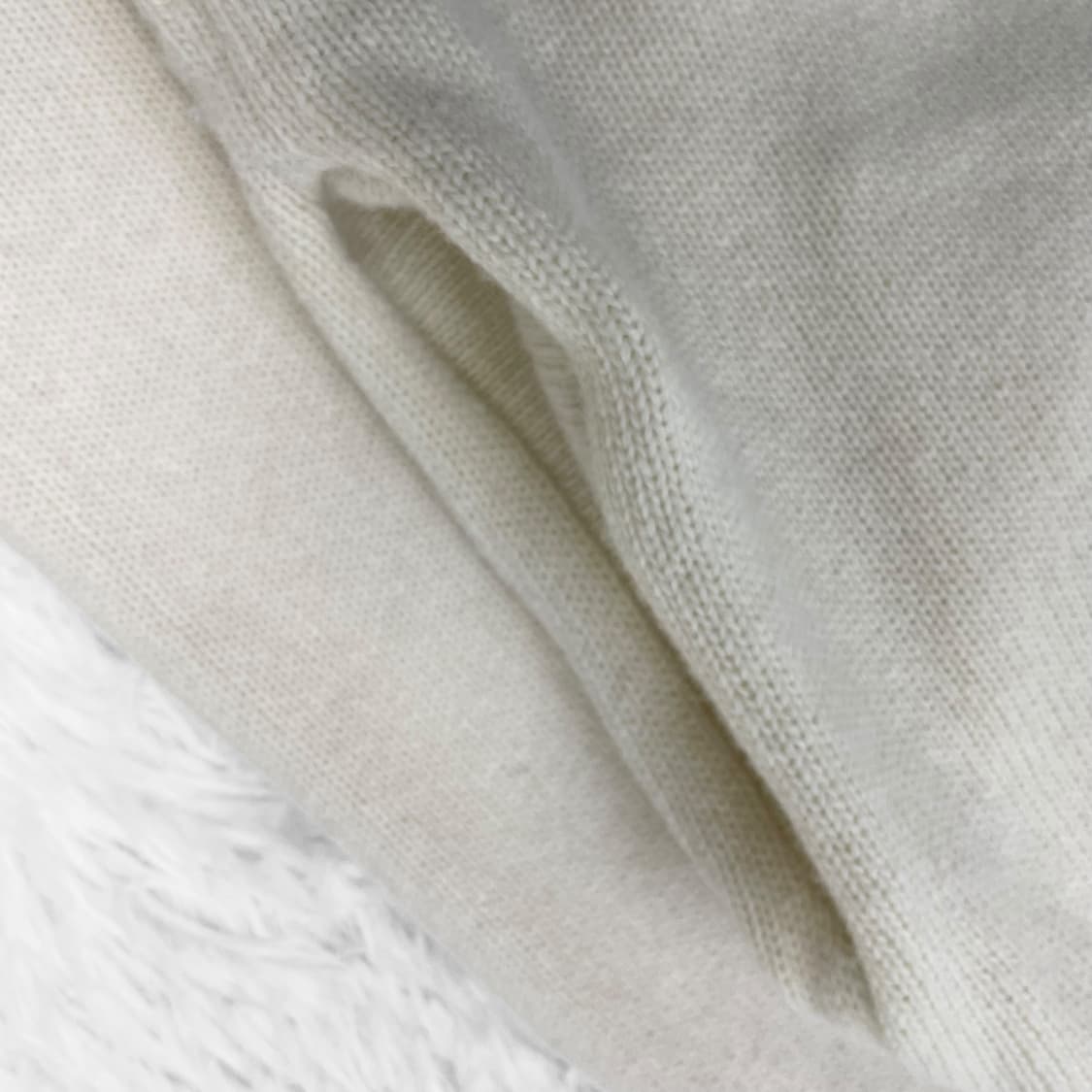 아메스 월드와이드 니트 집업 가디건 아이보리 상품이미지4