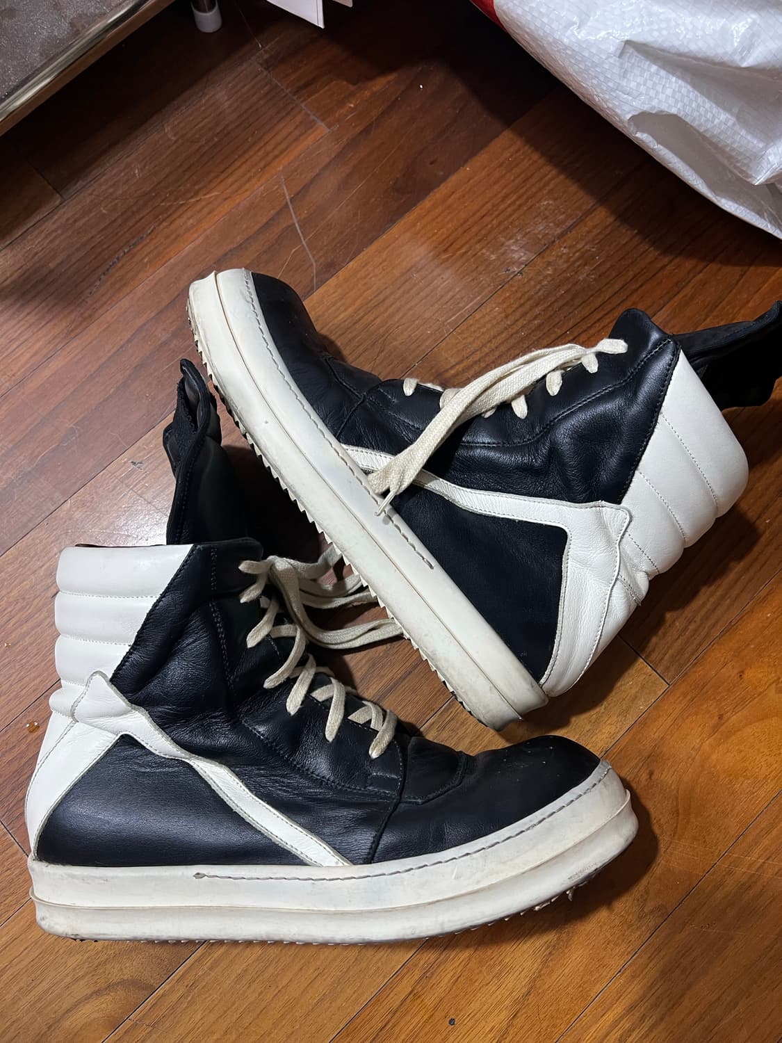 릭오웬스 지오바스켓 블랙밀크 상품이미지2