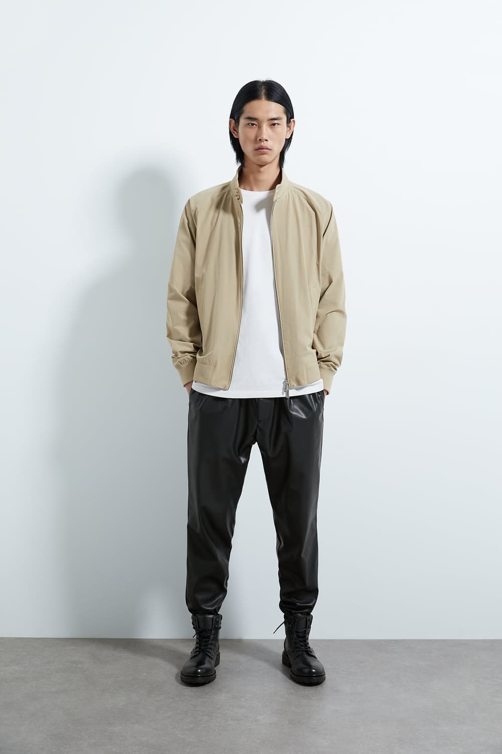 (새상품)자라 베이지 해링턴 자켓 L(100~105) 상품이미지3