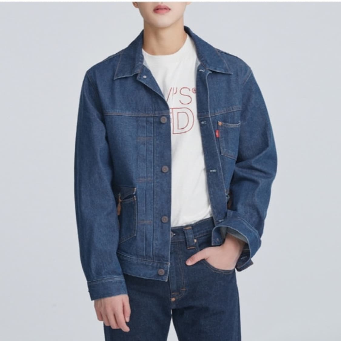 리바이스 레드탭 타입2 웨스턴 데님 트러커 자켓 XL 상품이미지3