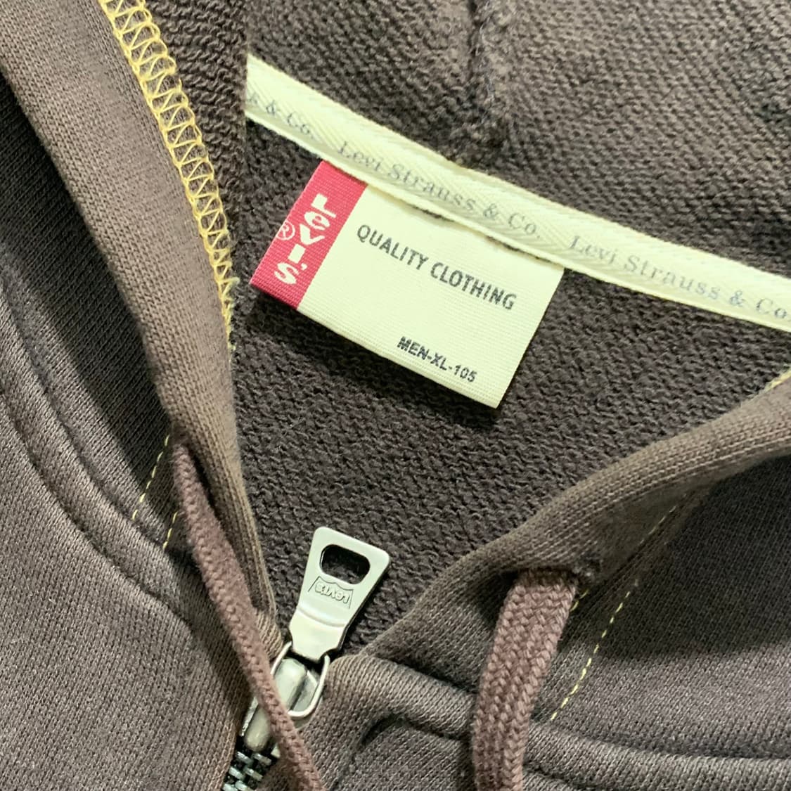 리바이스 빈티지 브라운 후드집업  상품이미지5