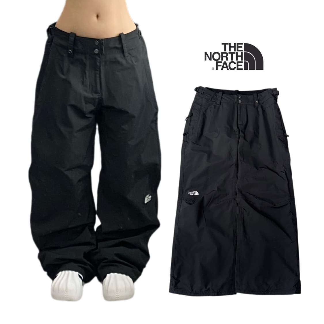 노스페이스 미들로고 고프코어 마운팅 와이드 팬츠 상품이미지1