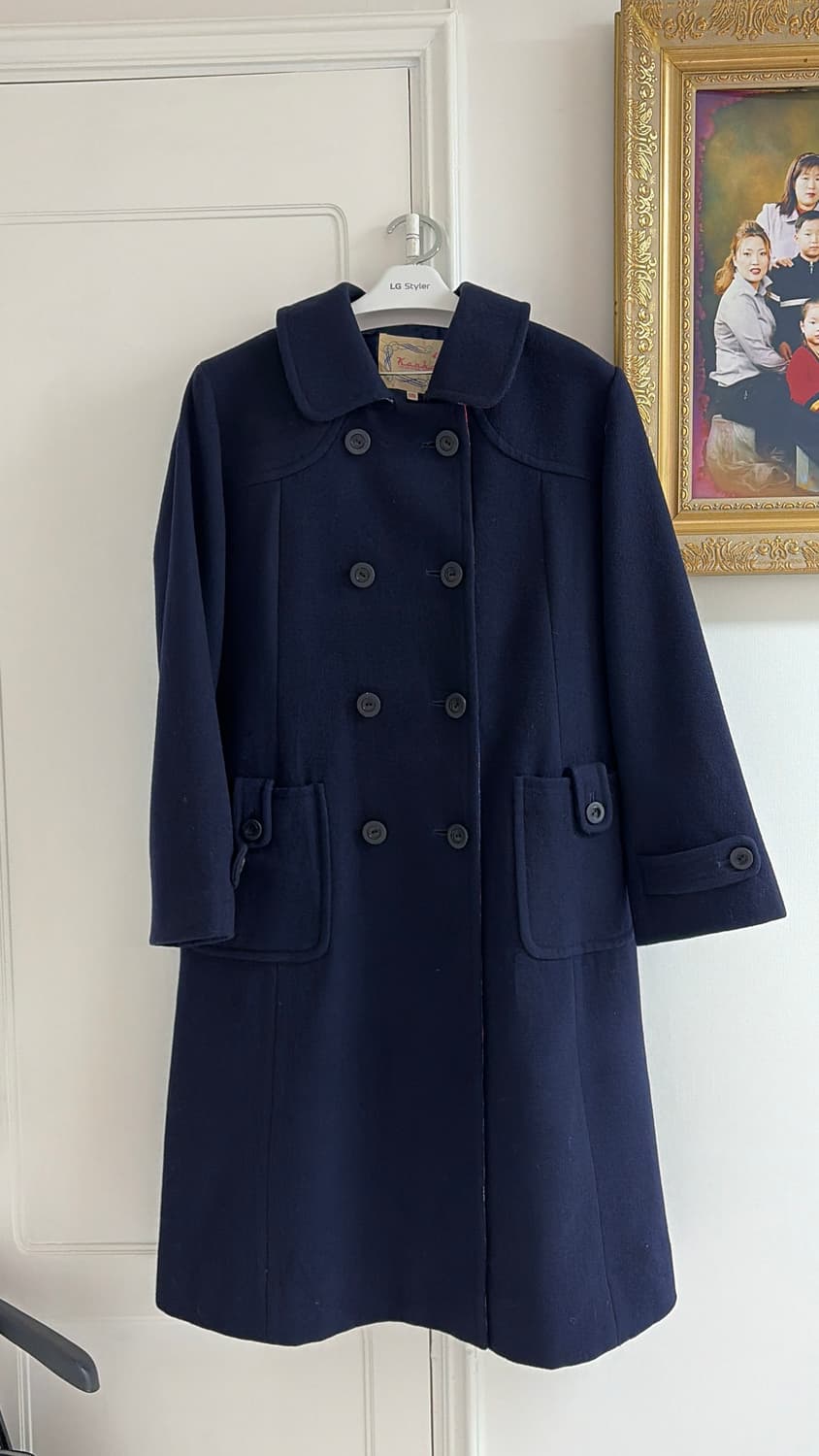 KanKo 네이비 롱 울100코트 55,66 상품이미지1