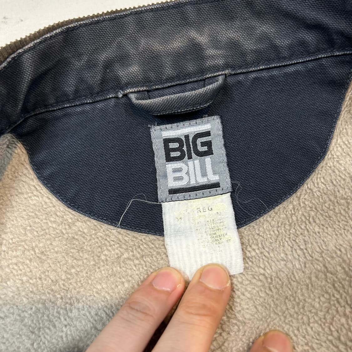 XL) BIG BILL USA 덕캔버스 디트로이트 워크 자켓 상품이미지7