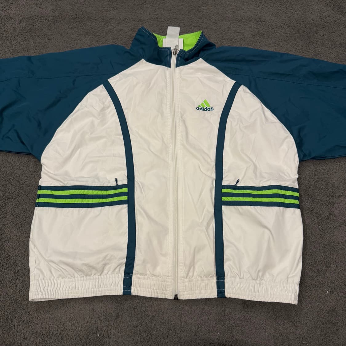 [정품] 아디다스 올드스쿨 배색 바람막이 자켓 상품이미지2