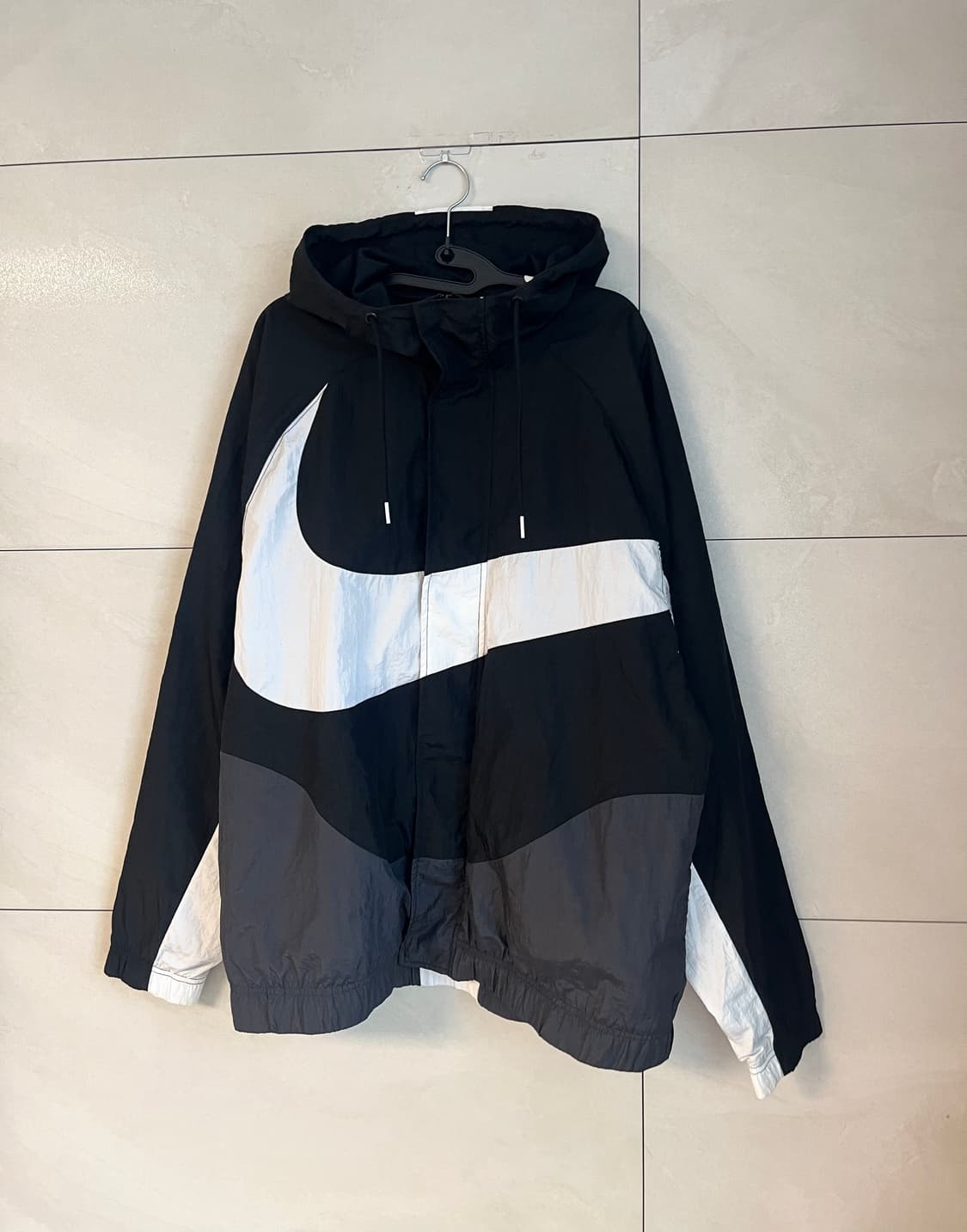 [2XL] 나이키 빅스우시 윈드러너 우븐 바람막이 블랙 상품이미지3