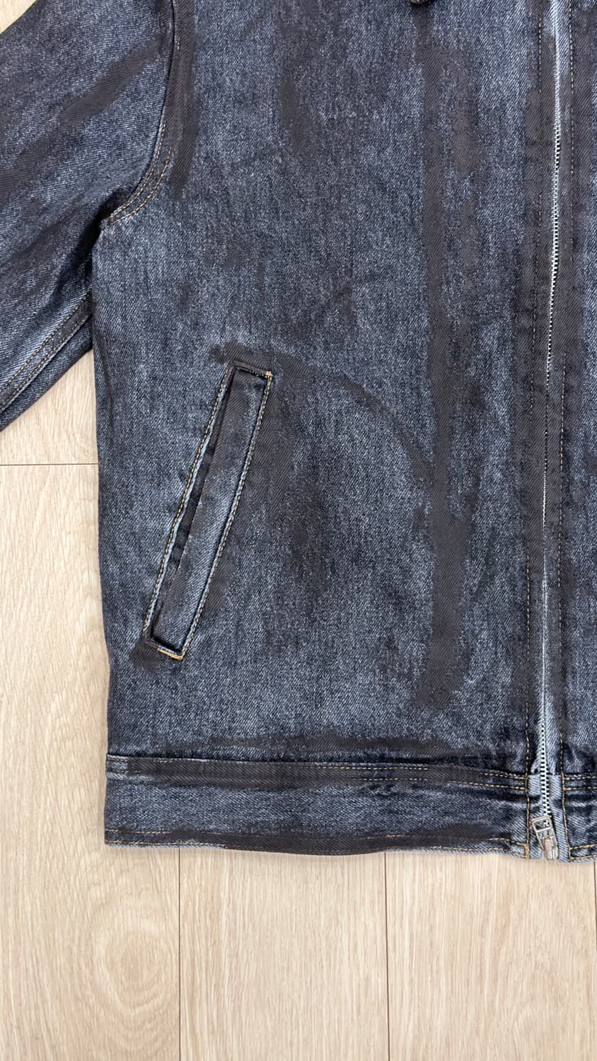 현재 단종된 THE MUSEUM VISITOR 흑청 데님 자켓 M 상품이미지5