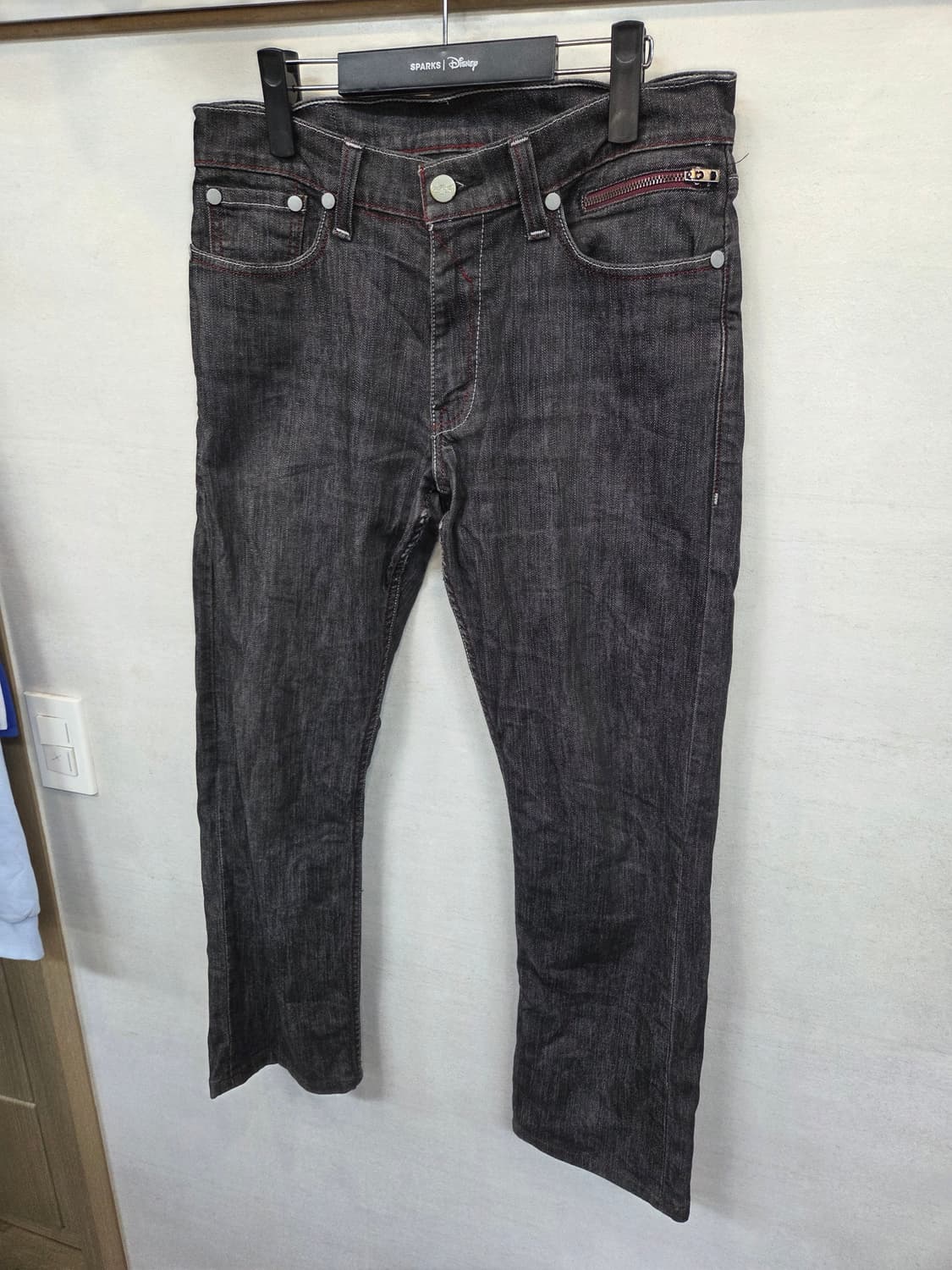 리바이스 빈티지 슬림 스트레이트 514 데님 흑청 팬츠 31 상품이미지8