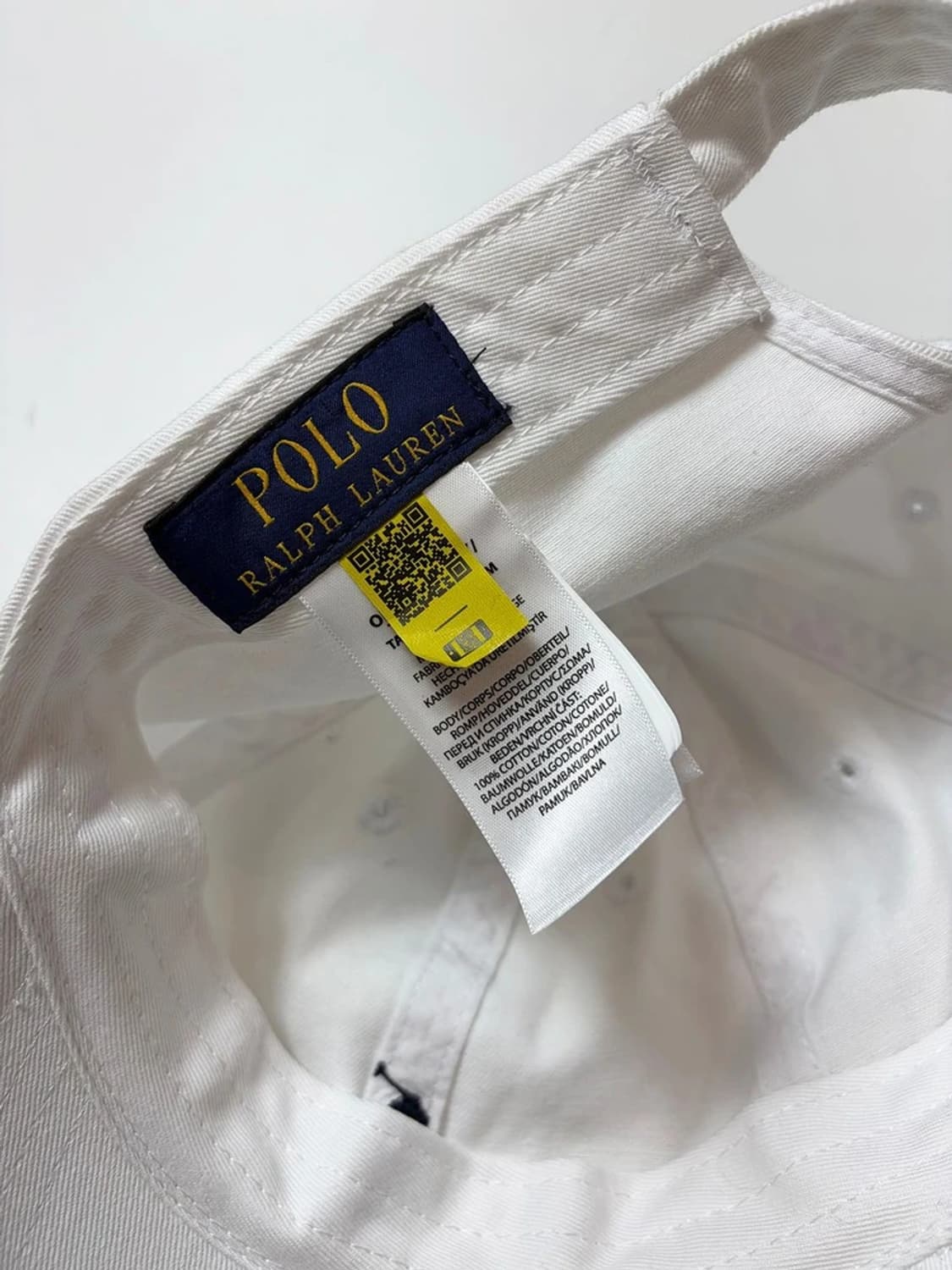 폴로 랄프로렌 큐알 로고 볼캡 모자 Q1454 상품이미지7